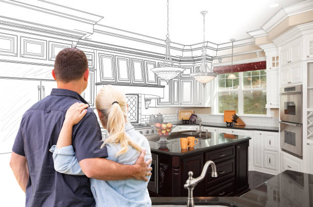 Custom kitchen cabinets installed in a Nokomis home